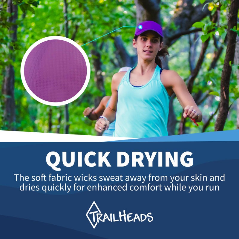 TrailHeads Women's Race Day Hat Baseball Cap, Radiant Purple, one Size fits Most - Image 4